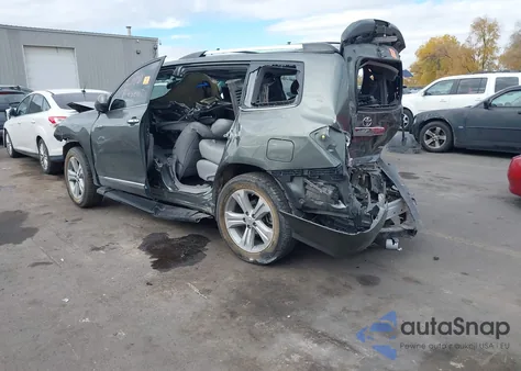 2012 Toyota Highlander Limited V6 z USA, uszkodzony, nr VIN 5TDDK3EH5CS163482